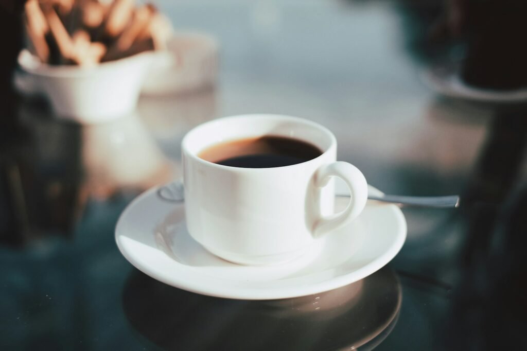 Taza de café por la mañana